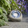 Luxform LED-Gartenleuchte Tatra Steingrau