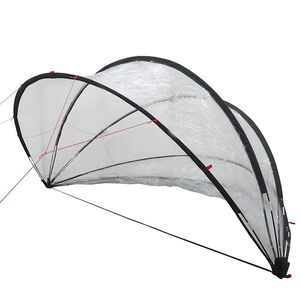 vidaXL Pool-Dome 336 x 322 x 160 cm PVC Transparent
