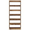 vidaXL B&uuml;cherregal mit Regal Altholz 80 x 30 x 198 cm Holzwerkstoff