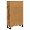 vidaXL Highboard Altholz 69,5 x 31 x 115 cm Holzwerkstoff