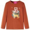 vidaXL Kinder-Langarmshirt Cognac 104