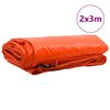 vidaXL Plane 650g / m&sup2; Orange 2 x 3 m Canvas mit PVC-Beschichtung