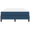 vidaXL Boxspringbett mit Matratze Blau 120 x 190 cm Stoff