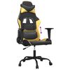 vidaXL Gaming-Stuhl Schwarz und Golden Kunstleder