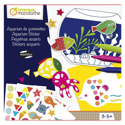 Avenue Mandarine Kreativ-Box Aquarium Stickers
