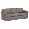 vidaXL Sofa 2 pcs Taupe
