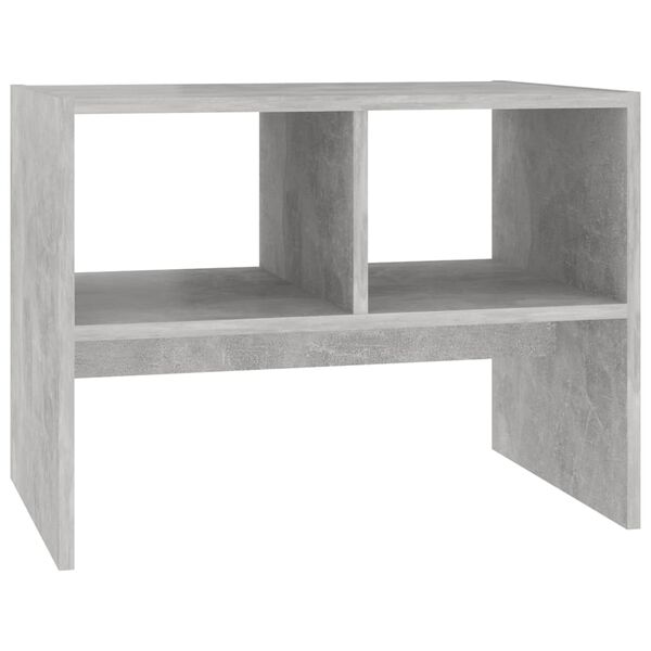 vidaXL Beistelltisch Betongrau 60x40x45 cm Holzwerkstoff
