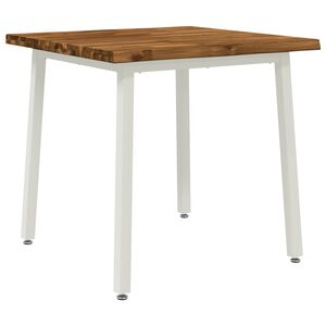 vidaXL Live Edge Esstisch 60 x 55 x 75 cm Massivholz Akazie