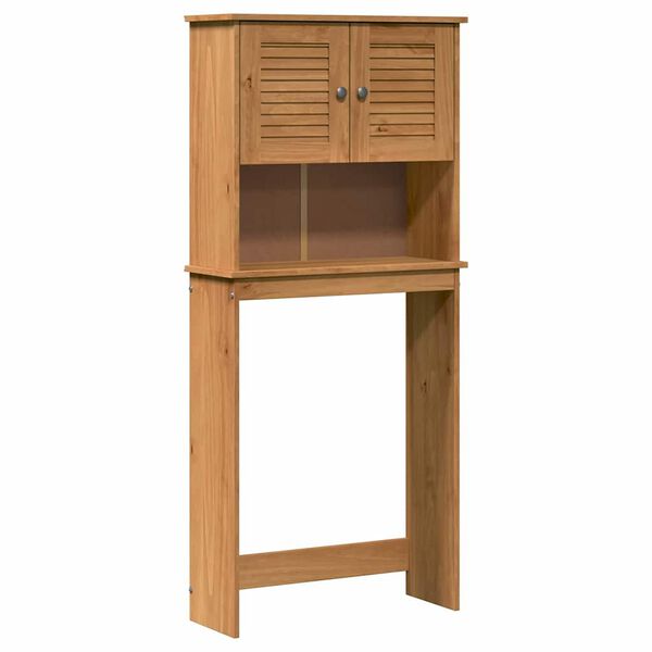 vidaXL Waschmaschinen-Schrank mit Regal VIGO Braun und Honigbraun