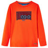 vidaXL Kinder-Langarmshirt Hellorange 116