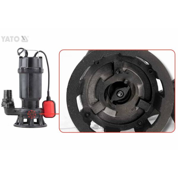 YATO Schmutzwasser-Tauchmotorpumpe 750 W