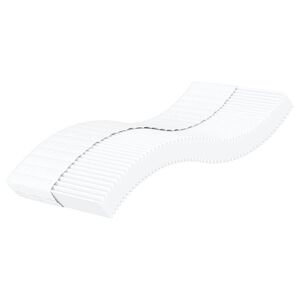 vidaXL Schaumstoffmatratze Wei&szlig; 80x200 cm H&auml;rtegrad H2 H3
