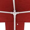 vidaXL Partyzelt Rot 400 x 300 x 255 cm PE und Stahl