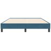 vidaXL Boxspringbett ohne Matratze Dunkelblau 140x210 cm Samt