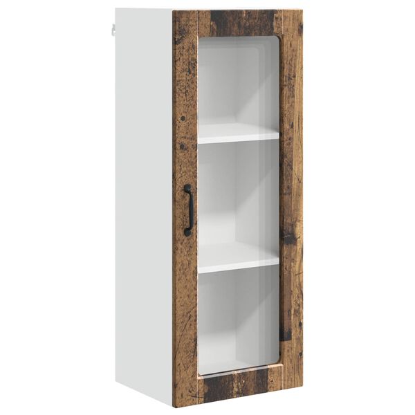 vidaXL K&uuml;chenschrank mit Regal Altholz 40 x 31 x 100 cm Holzwerkstoff