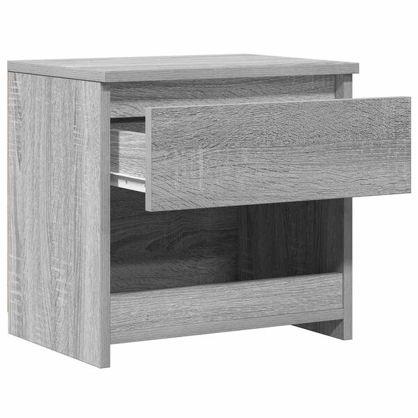 vidaXL Nachttische 2 Stk. Grau Sonoma 40x30x39 cm Holzwerkstoff