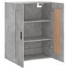 vidaXL Wandschrank Betongrau 69,5x34x90 cm Holzwerkstoff