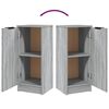 vidaXL Sideboards 2 Stk. Grau Sonoma 30x30x70 cm Holzwerkstoff