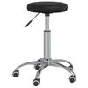 vidaXL Massagehocker Kunstleder Schwarz