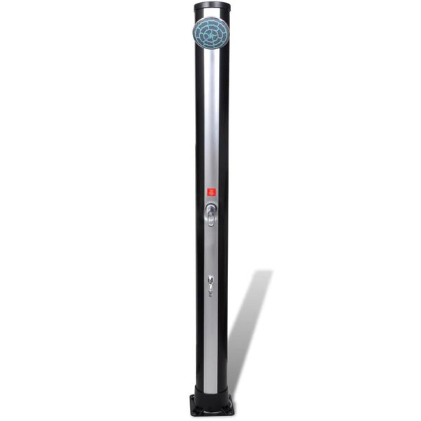 vidaXL Solardusche mit Kopfbrause und Armatur 35 L