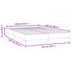 vidaXL Boxspringbett ohne Matratze Rosa 140x220 cm Samt