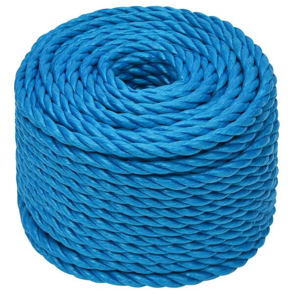 vidaXL Arbeitsseil Blau 20 mm 50 m Polypropylen