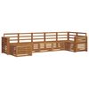 vidaXL Sofagarnituren 7 pcs Natur Massivholz Akazie