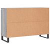 vidaXL Sideboard Grau Sonoma 101,5x35x70 cm Holzwerkstoff