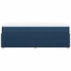 vidaXL Boxspringbett mit Matratze Blau 90x190 cm Stoff