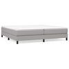 vidaXL Boxspringbettgestell Hellgrau 200x200 cm Stoff