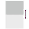 vidaXL Verdunkelungsrollo Hellgrau 160x210cm Stoffbreite 156,6cm