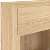 vidaXL TV-Wandschrank mit LED-Leuchten Sonoma-Eiche 78,5x30x60,5 cm