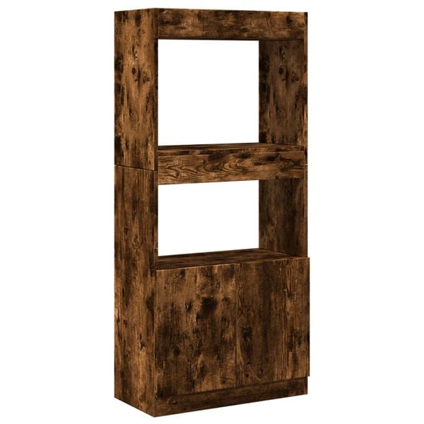 vidaXL Highboard R&auml;uchereiche 63x33x140 cm Holzwerkstoff