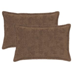 vidaXL Kissenbezug 2 stk. HOUTEN Hellbraun 30 x 50 cm