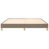 vidaXL Boxspringbettgestell Taupe 180x200 cm Stoff