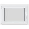 vidaXL Kellerfenster "RISOR" 80x70 cm Drehkipp DIN Links Wei&szlig;