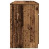 vidaXL Schreibtisch mit Regal Altholz 140 x 49 x 76 cm Holzwerkstoff