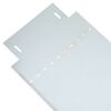vidaXL Rasenkanten 20 pcs Silber 100 x 25 x 0,07 cm Verzinkter Stahl