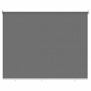 vidaXL Au&szlig;enrollo 90% UV-Block Hellgrau 160 x 140 cm HDPE