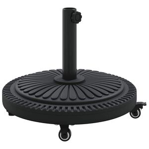 vidaXL Sonnenschirmst&auml;nder 15.6 kg Schwarz Eisen Kreisf&ouml;rmig