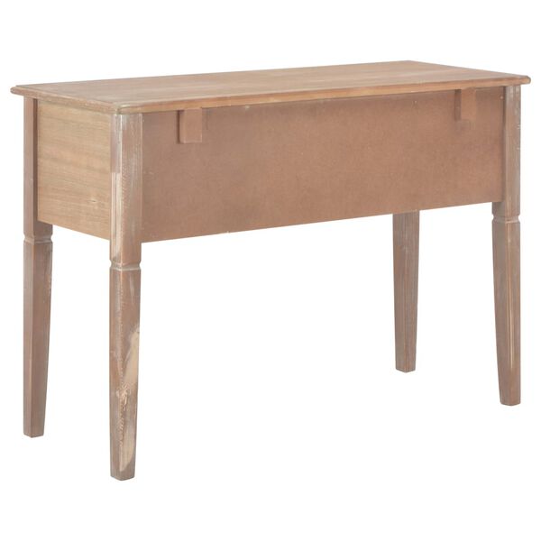 vidaXL Schreibtisch Braun 109,5 x 45 x 77,5 cm Holz