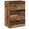 vidaXL Badunterschrank Altholz 56 x 37,5 x 81 cm Holzwerkstoff