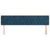 vidaXL Kopfteile Dunkelblau 180x7x78/88 cm Samt