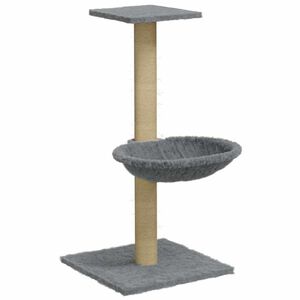 vidaXL Kratzbaum mit Sisal-Kratzs&auml;ule Hellgrau 74 cm