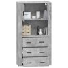 vidaXL Highboard Betongrau Holzwerkstoff