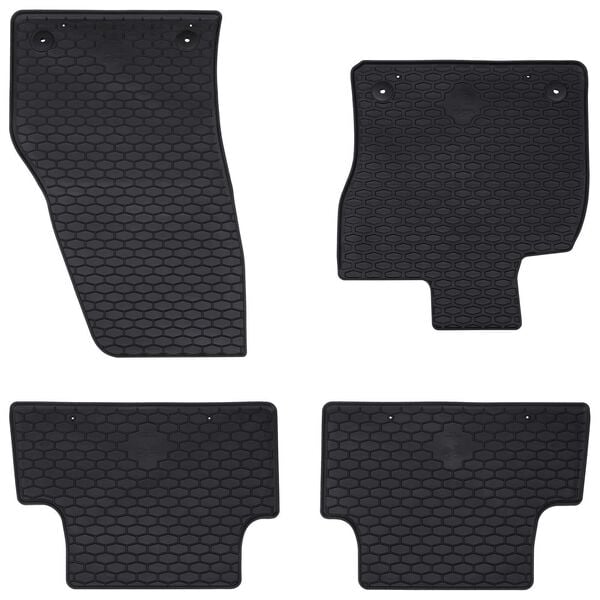 vidaXL Autofu&szlig;matte 4 pcs Schwarz geeignet f&uuml;r T-ROC Cabrio TPE