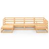 vidaXL 6-tlg. Garten-Lounge-Set Massivholz Kiefer