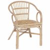 vidaXL Stapelstuhl Natur 58 x 60 x 81 cm Rattan