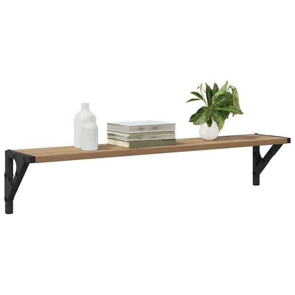 vidaXL Wandregale 2 pcs Artisan-Eiche 80 x 15 x 15,5 cm Holzwerkstoff