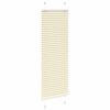 vidaXL Plissee Creme 45x100 cm Stoffbreite 44,4 cm Polyester